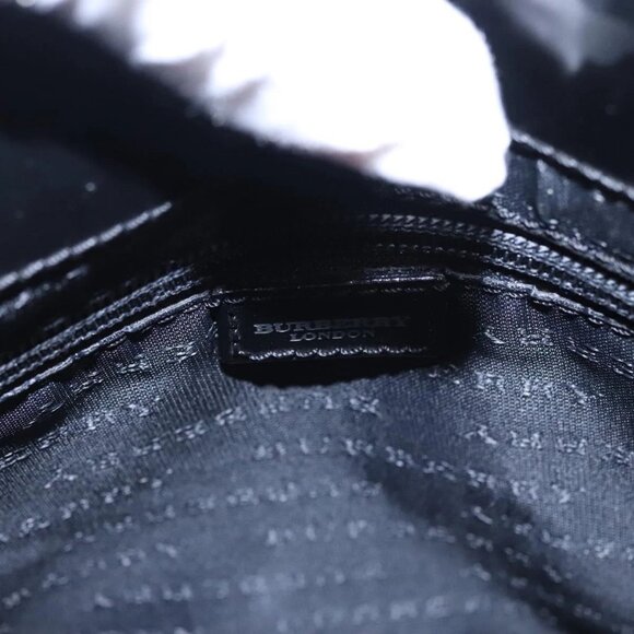 BURBERRY Nova Check Shoulder Bag PVC Beige Auth 106755 - Picture 10 of 16